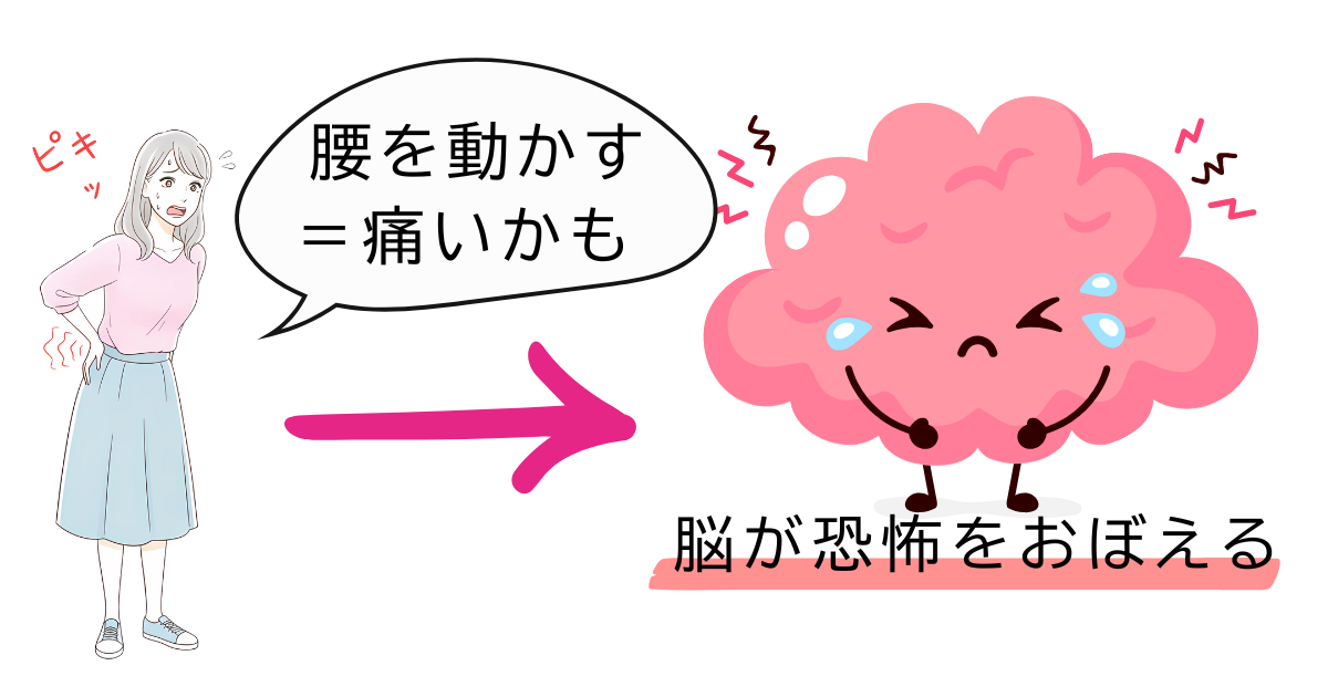 痛みを避けようとして動かさなくなる